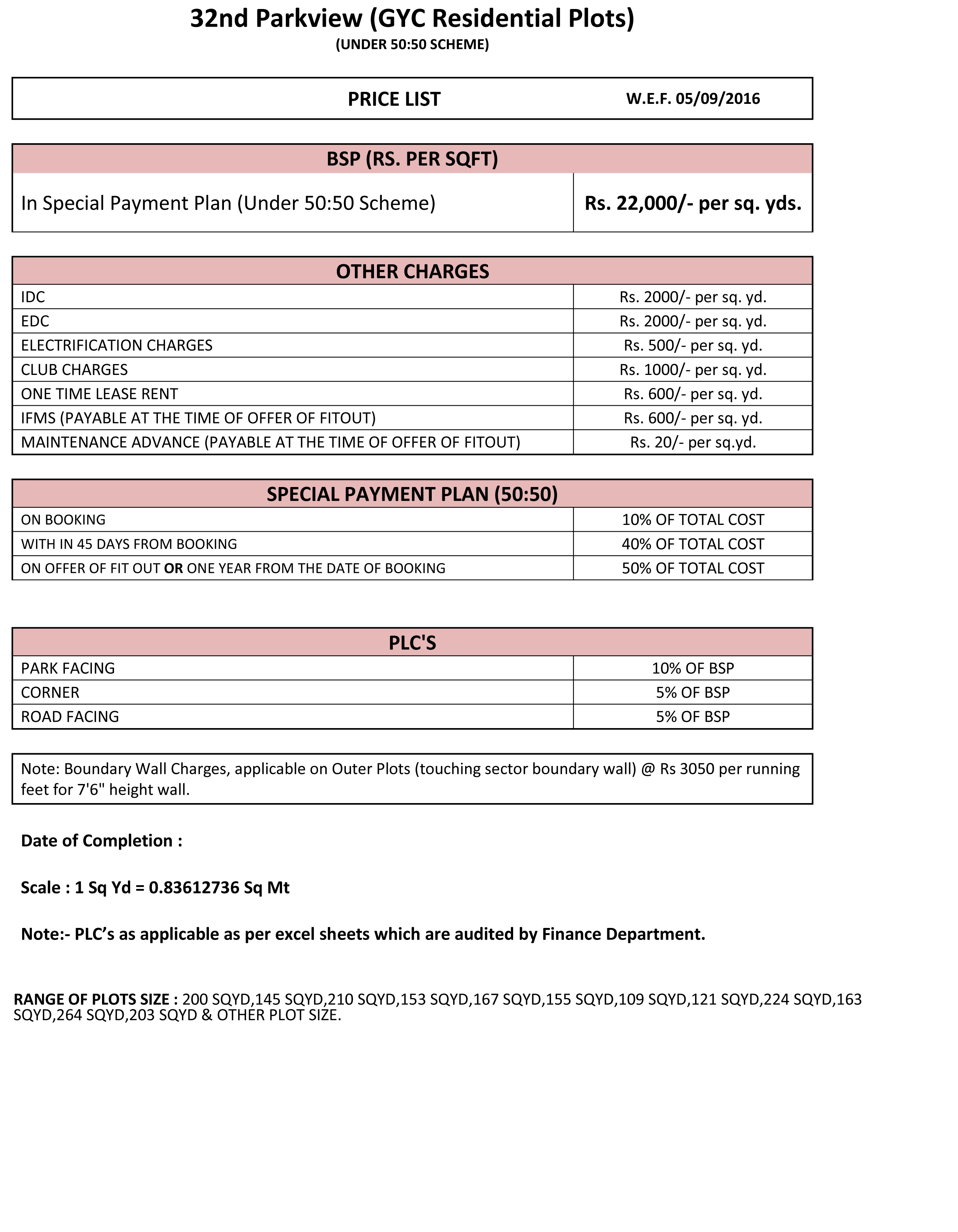 Payment Plan